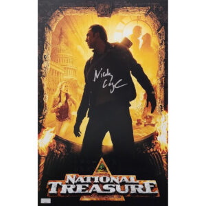 Nicolas Cage Autographed National Treasure Mini-Poster (11x17)