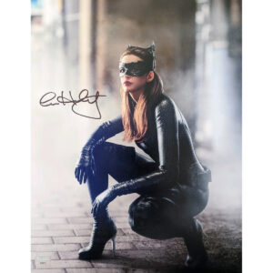 Anne Hathaway signed Catwoman photo