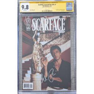 Scarface: Scarred for Life #1 photo cover__CGC 9.8 SS__Signed by Al Pacino