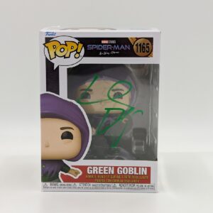 Willem Dafoe signed No Way Home Unmasked Green Goblin Funko w/ CA Authentication