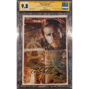 Sons of Anarchy #6__CGC 9.8 SS__Signed by Charlie Hunnam w/ "Jax" inscription