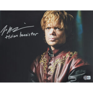 Peter Dinklage Autographed Game of Thrones photo #1 w/ BAS (11x14) with character name