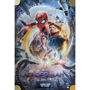 Andrew Garfield signed No Way home Poster