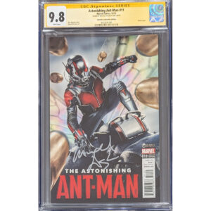 Astonishing Ant-Man #11 photo variant__CGC 9.8 SS__Signed by Michael Douglas