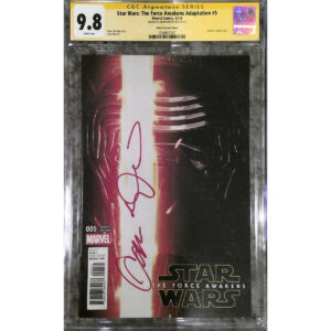 Star Wars: Force Awakens #5 photo cover CGC 9.8 Signed by Adam Driver