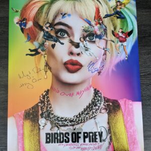 Birds of Prey Double-Sided Theatrical poster - Signed by Robbie/McGregor w/ JSA
