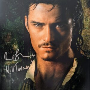Orlando Bloom Signed Will Turner 16x20 w/ BAS with character name