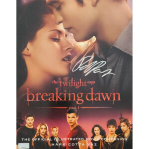 Robert Pattinson Signed Breaking Dawn Book