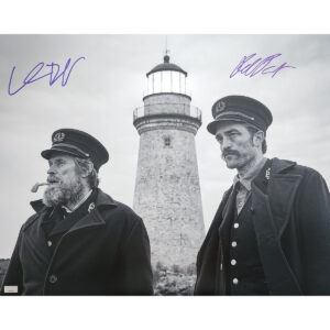 Robert Pattinson and Willem Dafoe Lighthouse Dual Signed 16x20