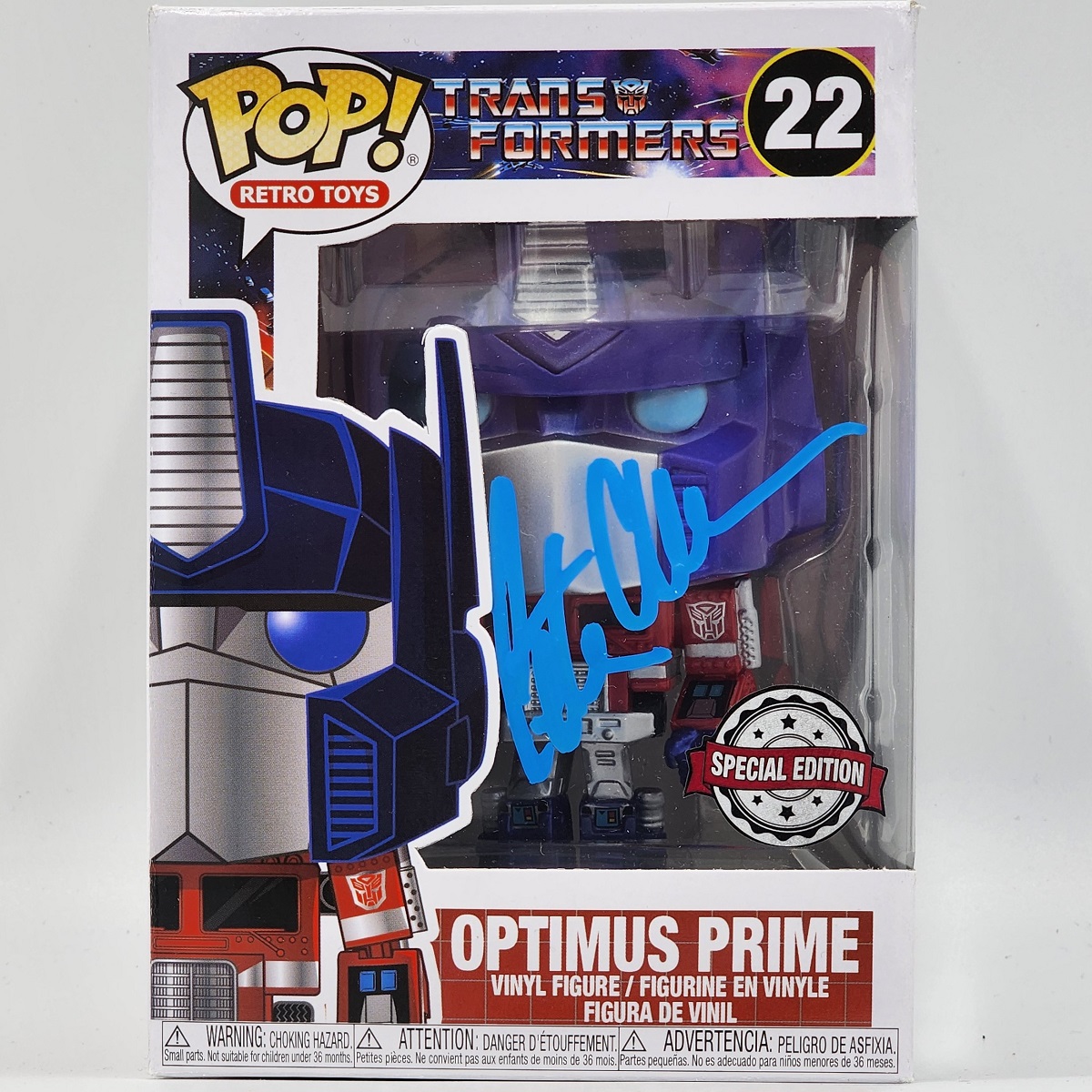 Peter Cullen Autographed Optimus Prime Funko (22)