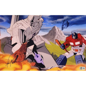 Peter Cullen and Frank Welker Dual Signed Photo #1 (11x17)