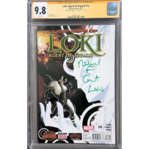 Loki: Agent of Asgard #16 CGC 9.8 Signed by Richard E Grant w/ "Loki"