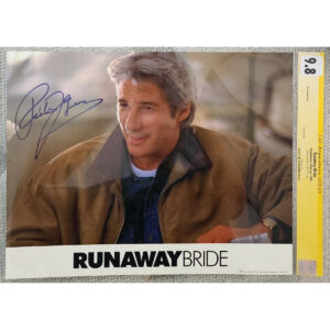 Richard Gere Signed Runaway Bride "Ike" Lobbycard - CGC 9.8 SS