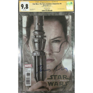 Star Wars Force Awakens #6 CGC 9.8 SS Signed by Daisy Ridley