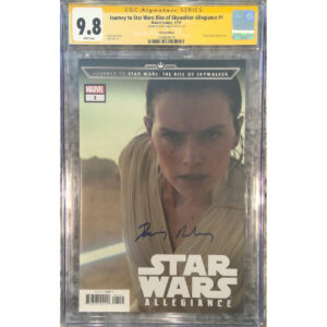 Journey to Star Wars: Rise of Skywalker #1 CGC 9.8 SS Signed by Daisy Ridley