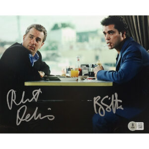 Robert De Niro & Ray Liotta Goodfellas #1 8×10 w Beckett