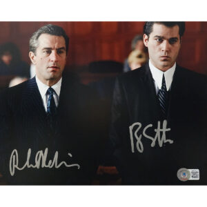 Robert De Niro & Ray Liotta Goodfellas #2 8x10 w Beckett