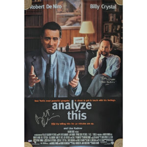Robert DeNiro and Billy Crystal Signed Analyze This 27x40 Poster