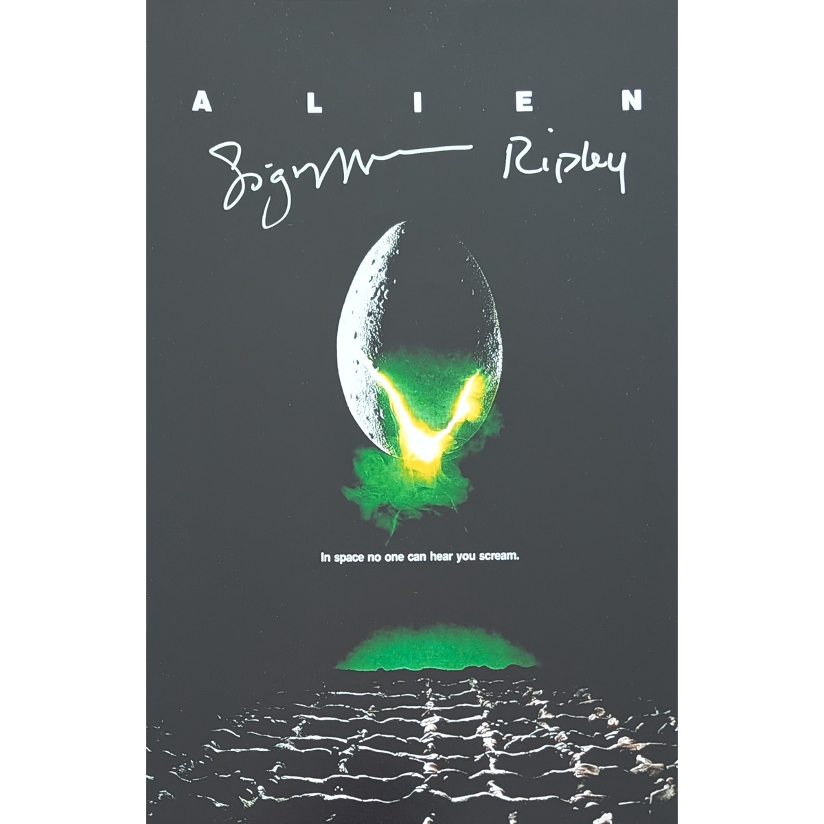 Sigourney Weaver Signed Mini-Poster #4 (11x17) w CN