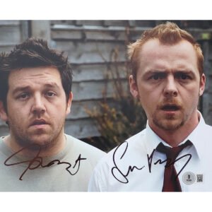 Simon Pegg and Nick Frost Autographed Photo #1 (8x10)