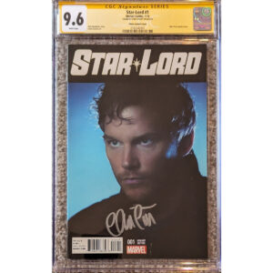 Star-Lord #1 Photo Variant_CGC 9.6 SS_signed by Chris Pratt