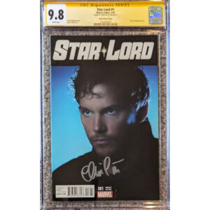 Star-Lord #1 Photo Variant_CGC 9.8 SS_signed by Chris Pratt