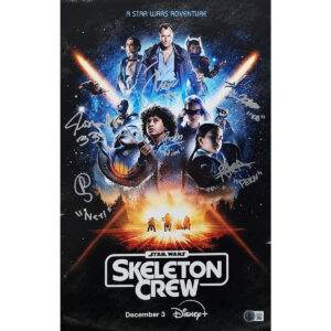 Star Wars Skeleton Crew Cast Signed Mini-Poster #1 (11x17) w Character Names