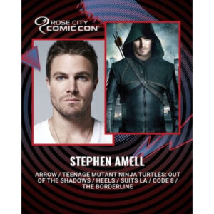* Stephen Amell Autograph Send-In Rose City Comic Con *