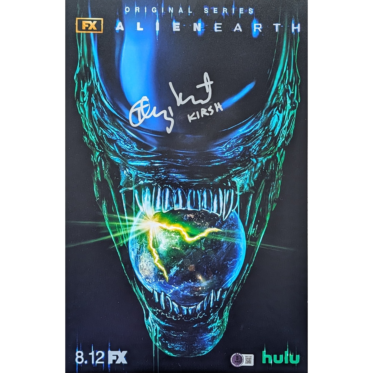 Timothy Olyphant Signed Mini-Poster #3 w CN