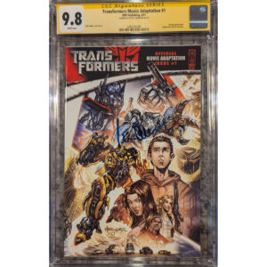 Transformers Movie #1 CGC 9.8 Signed by Peter Cullen