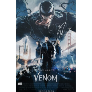 Tom Hardy Signed Venom Mini-Poster #1 (12x18)