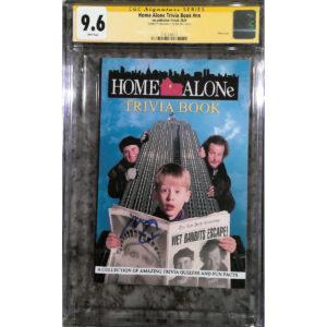 Home Alone Trivia Book CGC 9.6 Signed by Macaulay Culkin