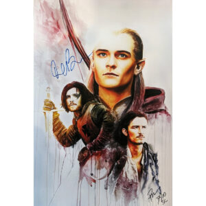 Rob Prior print signed by Orlando Bloom
